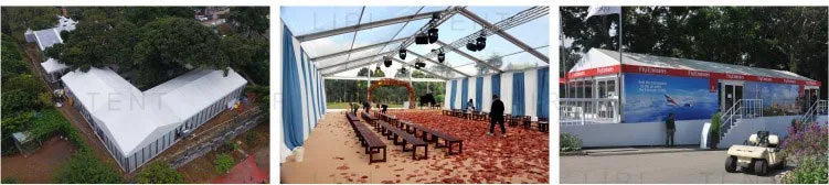 100 Seater Luxury Outdoor Clear Event Marquee Party Wedding Tent for Sale