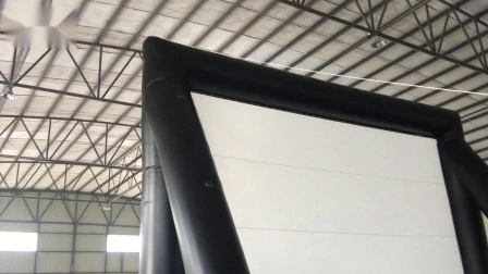 40 Fuß große aufblasbare TV-Filmleinwand für Drive-in-Kinoprojektor