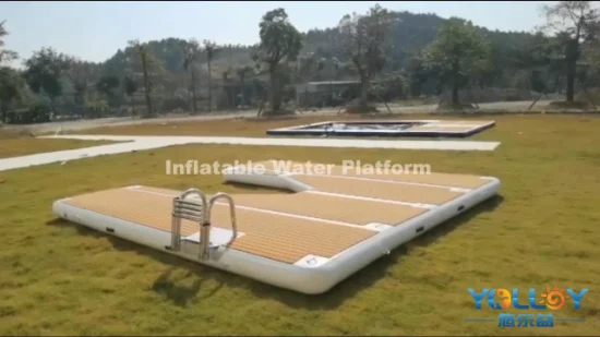 Neuer Air Floating Dock Pool, aufblasbare Jetski-Plattform, Ponton-Insel-Swimmingpool