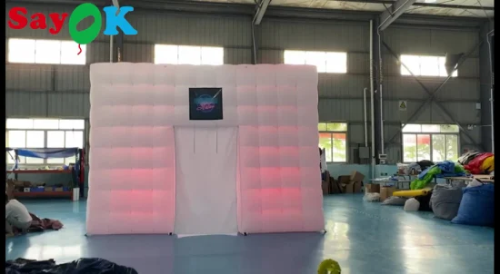 Sayok Hersteller Riesiges aufblasbares LED-Partyzelt für den Außenbereich für Nachtclubs mit LED-Leuchten