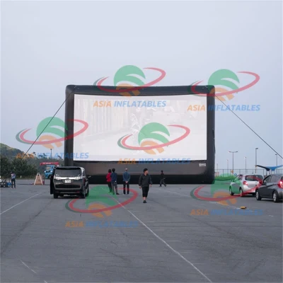 Outdoor Drive in Theater Aufblasbare Projektorleinwand Kino Aufblasbare Kinoleinwand