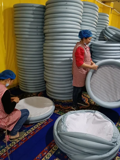 Kundenspezifisches aufblasbares aufblasbares Schwimmbecken mit Wassermelonen-Donut-Frucht für Kinder und Kinder zum Spielen zu Hause