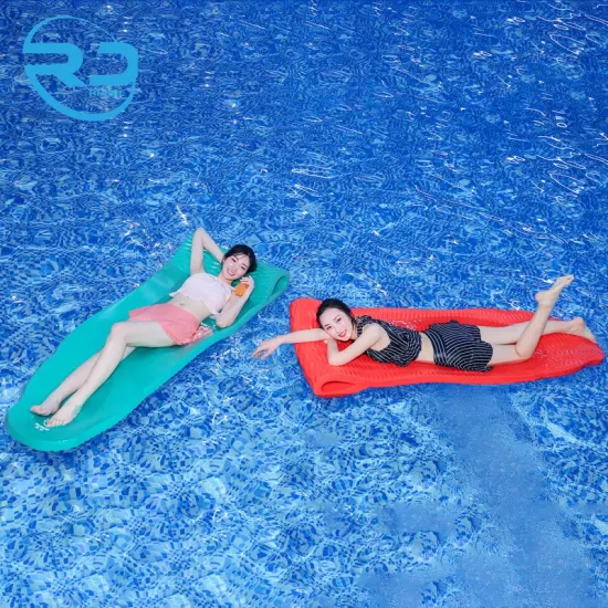 Wasserpark-Vergnügungs-Außenschwimmbad-Lounge-Bett, mit NBR-Schaumstoff getauchter Poolschwimmer mit Kissen