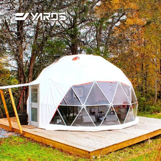 Outdoor-Dome-Winter-Schnee-Camping-Gewächshaus-Luxuszelt mit 6 m Durchmesser